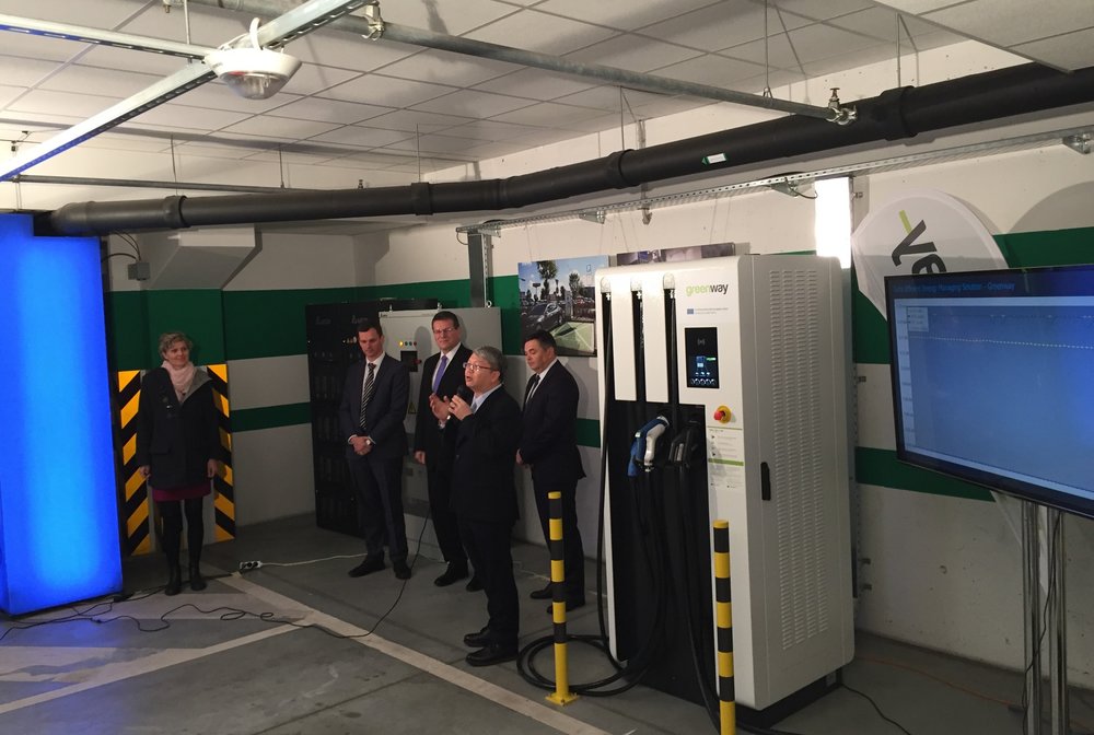 Opracowany przez firmę Delta system szybkiego ładowania akumulatorów i magazynowania energii wspiera stacje ładowania EV firmy Greenway w Bratysławie